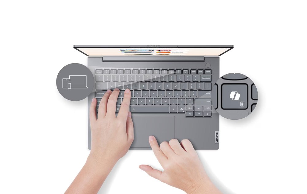 Lenovo ThinkBook 14 G8 | 14" WUXGA IPS (1920x1200) | Intel Core Ultra 5 225H | 16GB DDR5 RAM | 512GB SSD | Windows 11 Professional - Afbeelding 4