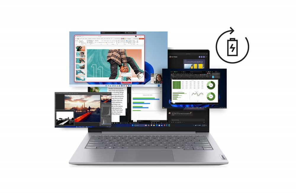 Lenovo ThinkBook 14 G8 | 14" WUXGA IPS (1920x1200) | Intel Core Ultra 5 225H | 16GB DDR5 RAM | 512GB SSD | Windows 11 Professional - Afbeelding 8