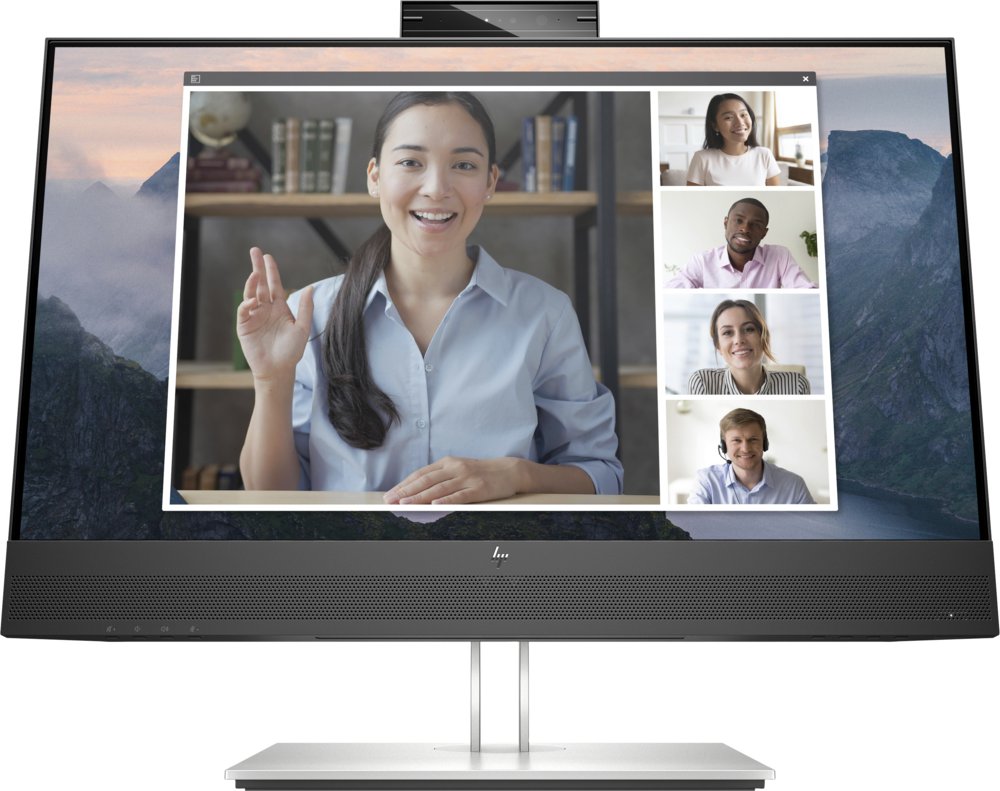 HP E24mv G4 24" | 1920x1080 IPS | 60Hz | Conferencing Monitor met Webcam, Microfoon en Speakers