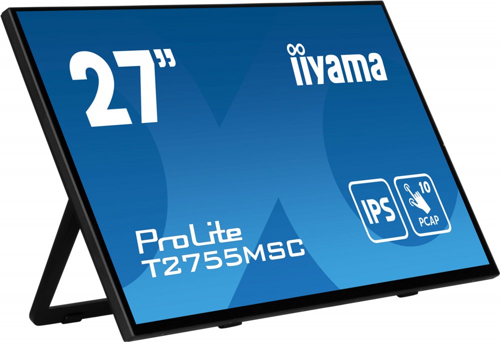 iiyama ProLite T2755MSC-B1 27" | 1920x1080 Full HD | IPS Touchscreen | 10-Punts Multi-Touch | Monitor