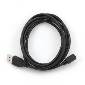 Gembird CCP-MUSB2-AMBM-1M | USB 2.0 | USB-A naar Micro-USB-B | 1m | Zwart