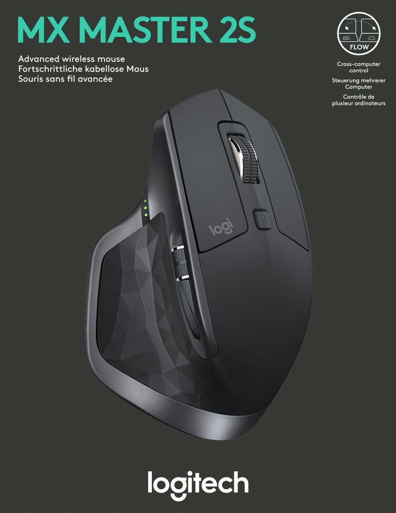 Logitech MX Master 2S | Draadloze Bluetooth Muis | Rechtshandig | 4000 DPI | Grafiet - Afbeelding 5