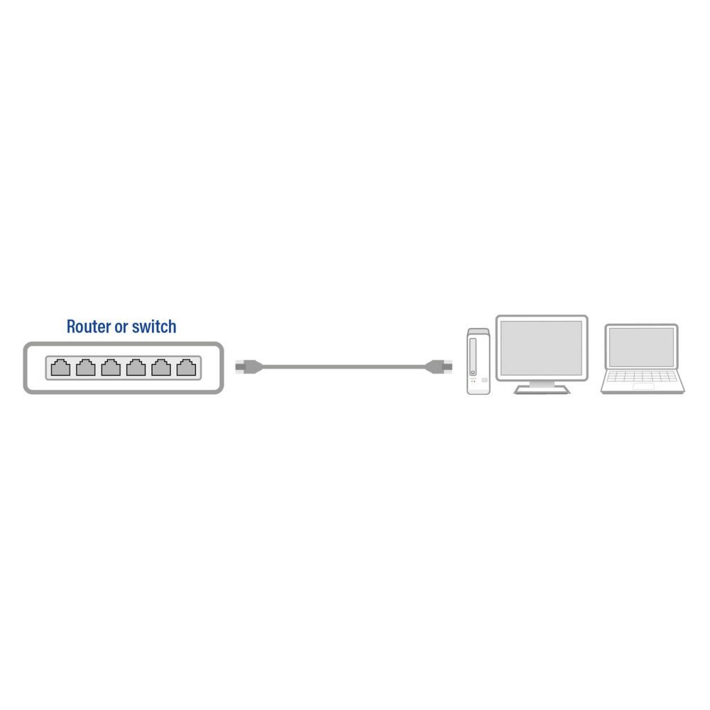 ACT netwerkkabel | Cat6 | U/UTP (UTP) | 2 m | Zwart | AC4002 - Afbeelding 4