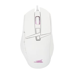 Baracuda RAPTOR RGB | Bedrade Gaming Muis | USB-A | 6400 DPI | Wit