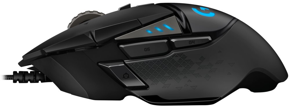 Logitech G502 Hero | Gaming Muis | Rechtshandig | USB-A | 25600 DPI | Zwart - Afbeelding 6