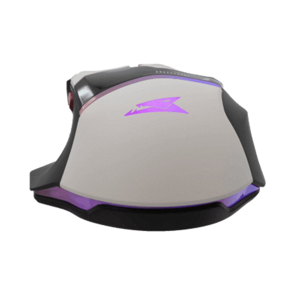 Baracuda MANTA RGB | Bekabelde Gaming Muis | Rechtshandig | USB-A | 12800 DPI | Wit - Afbeelding 5