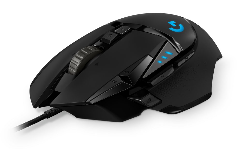 Logitech G502 Hero | Gaming Muis | Rechtshandig | USB-A | 25600 DPI | Zwart - Afbeelding 4