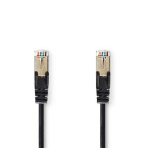 Nedis netwerkkabel | Cat5e | SF/UTP (S-FTP) | 3 m | Zwart | CCGP85121BK30
