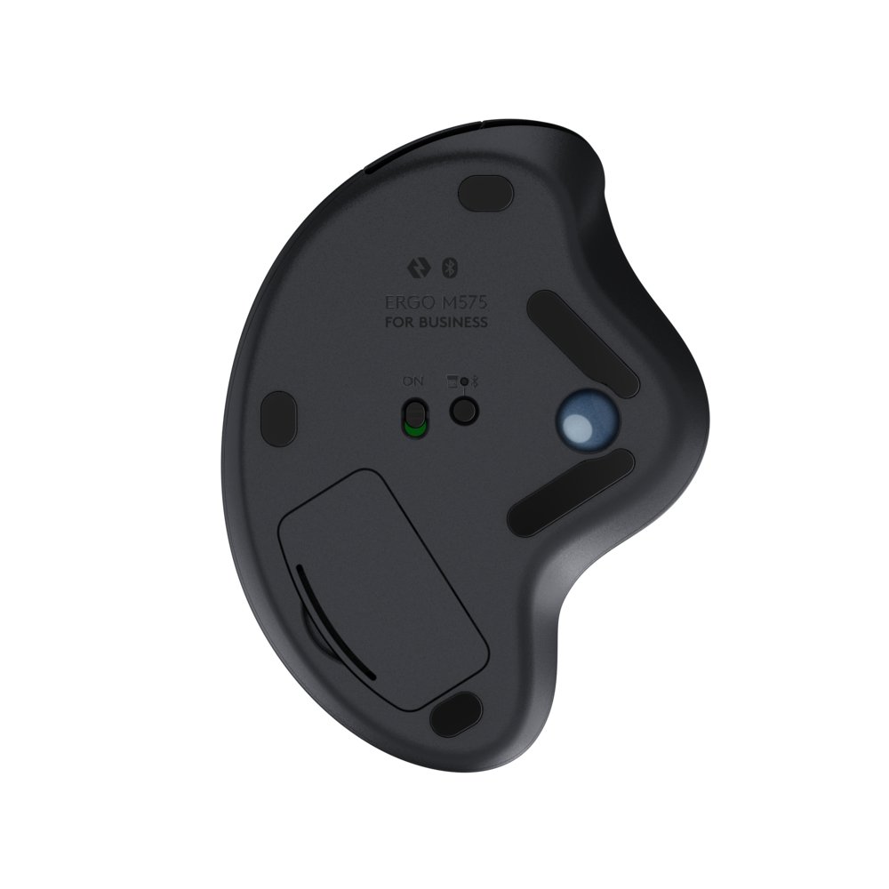 Logitech M575 Ergo Trackball for Business | Ergonomische Draadloze Muis | Rechtshandig | RF + Bluetooth | 2000 DPI | Grafiet - Afbeelding 6