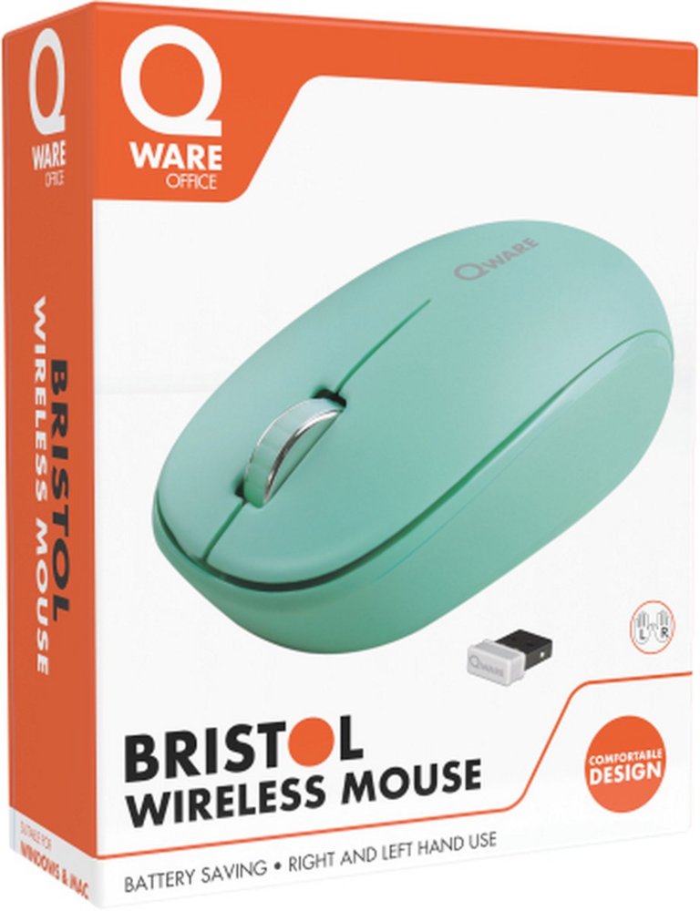 QWARE Wireless Mouse Bristol Mint - Afbeelding 3