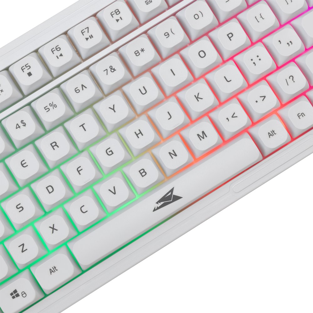 Baracuda ORCA RGB | Bekabeld Gaming Toetsenbord inclusief Muis | QWERTY | Wit - Afbeelding 7