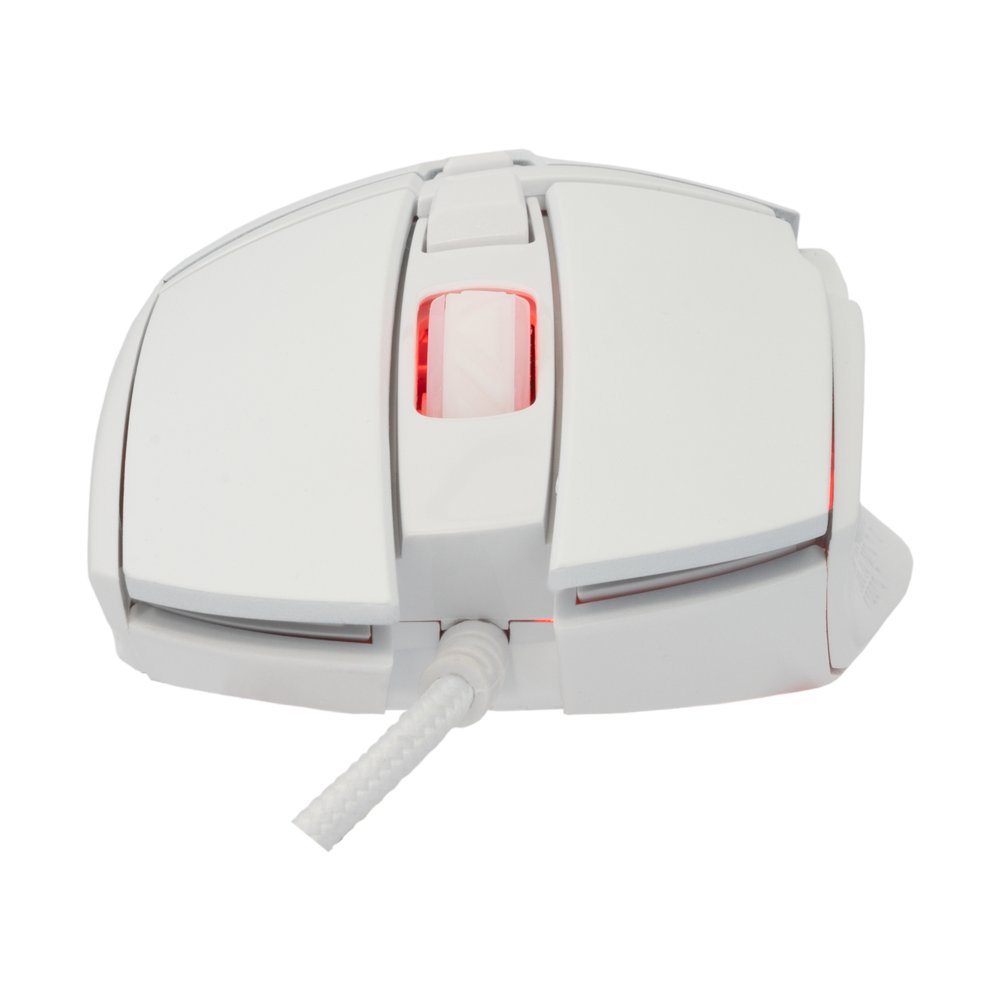Baracuda RAPTOR RGB | Bedrade Gaming Muis | USB-A | 6400 DPI | Wit - Afbeelding 4