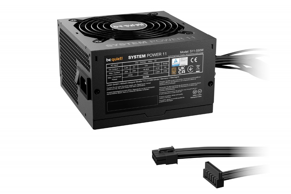 be quiet! System Power 11 550W | 550 Watt Bronze ATX PSU | Niet Modulair | Power Supply | Voeding - Afbeelding 3