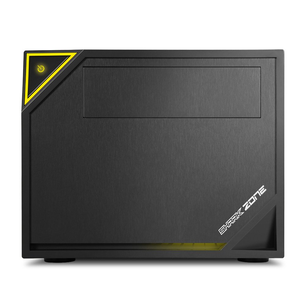 Sharkoon Shark Zone C10 | Mini-ITX Case | Zwart/Geel - Afbeelding 5