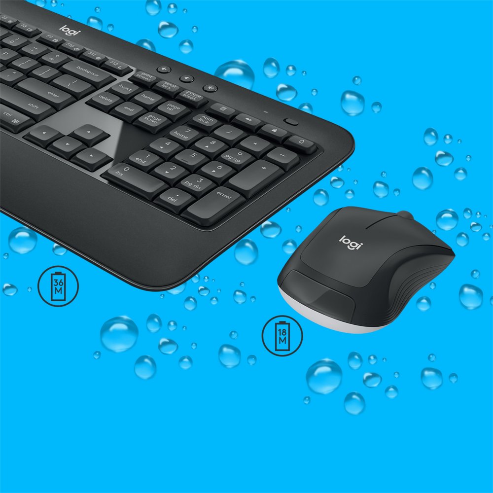 QWERTZ | Logitech MK540 Advanced | Draadloze Muis en Toetsenbordcombo | QWERTZ - Afbeelding 6