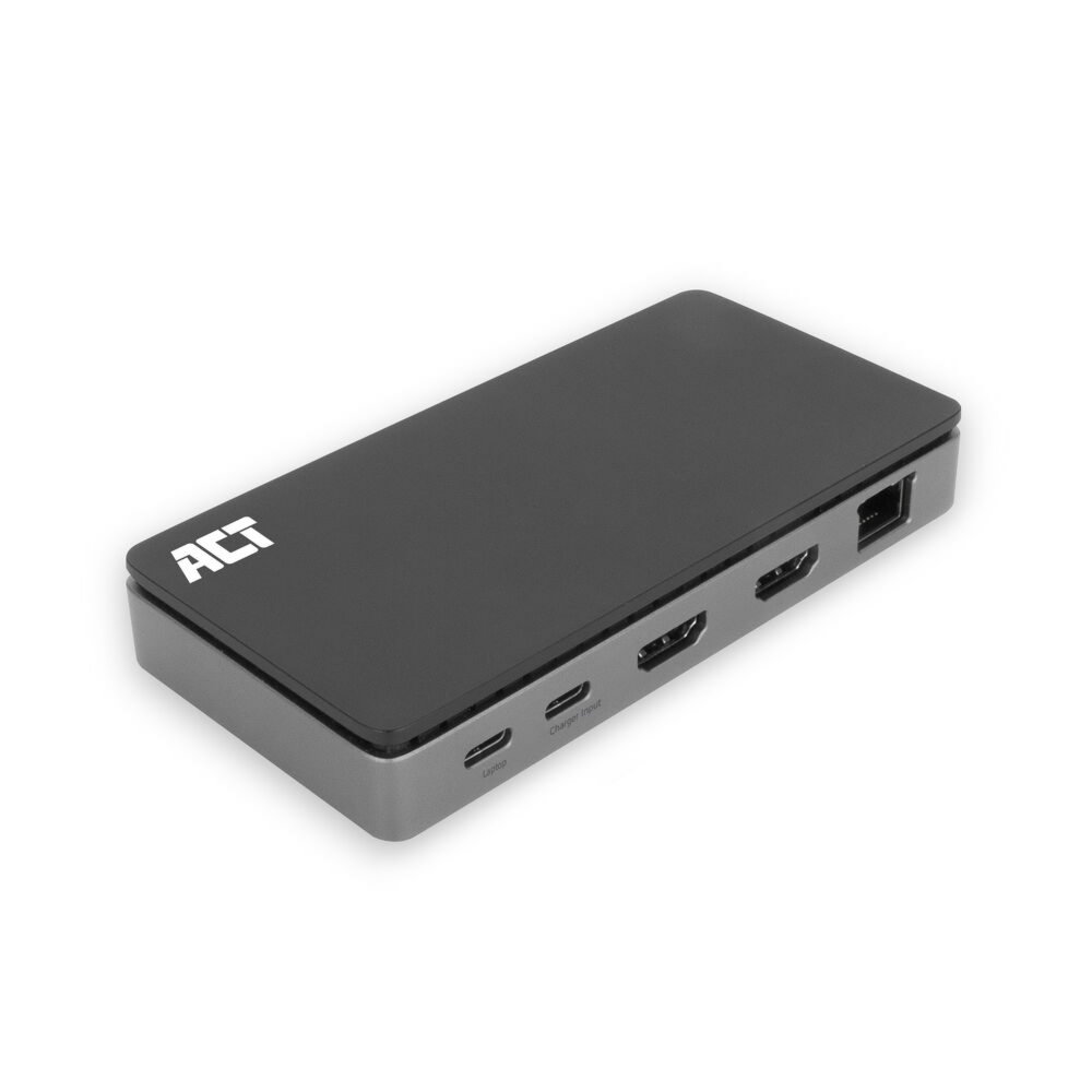ACT AC7093 | USB-C 4K Docking Station | 2x HDMI + Ethernet + USB-C/USB-A + PD | 1m Kabel - Afbeelding 3