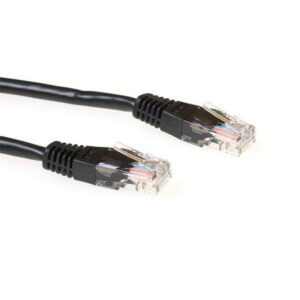 ACT netwerkkabel | Cat6 | U/UTP (UTP) | 10 m | Zwart