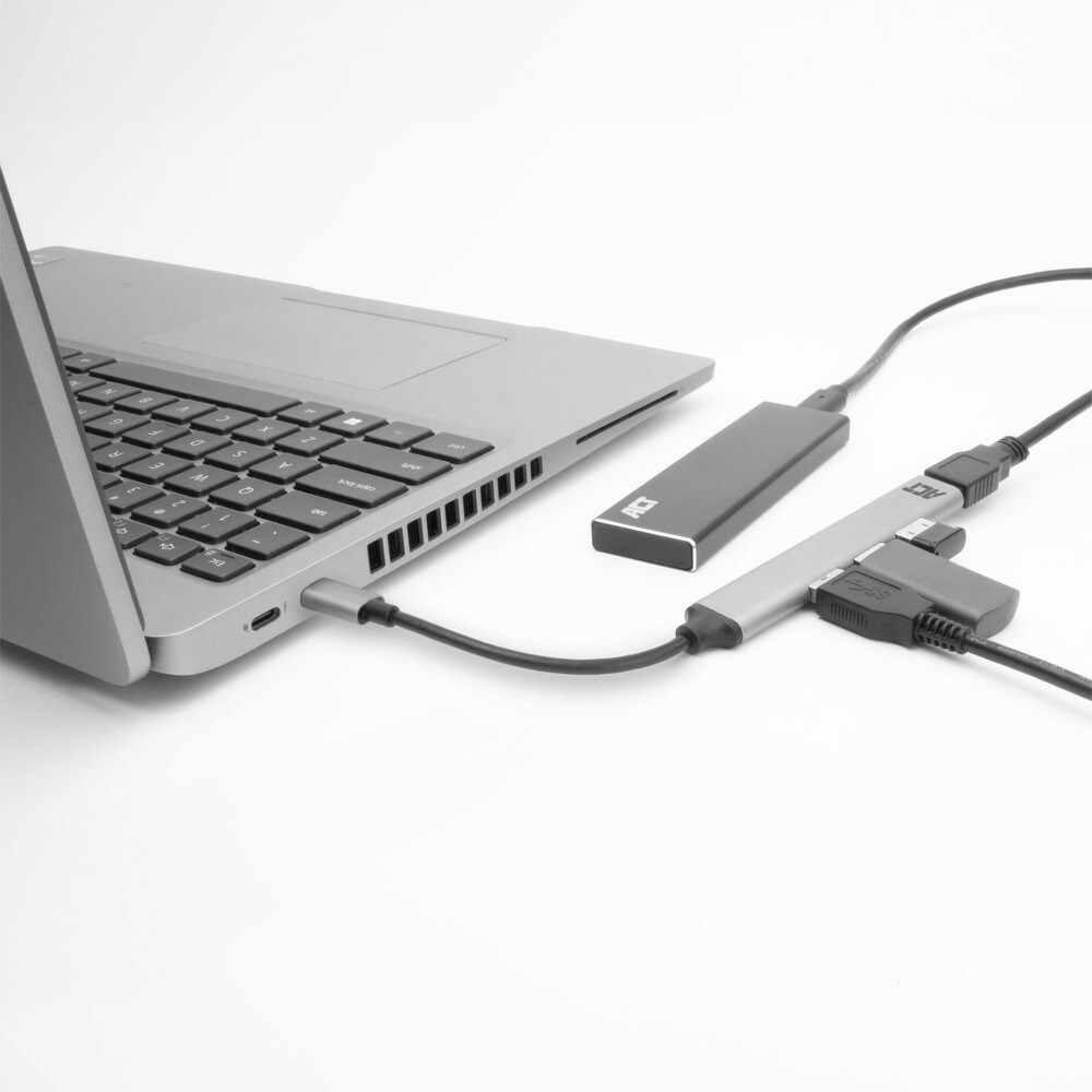 ACT AC6425 | USB 3.2 Gen 1 Interface Hub | Type-C | 5 Gbps | Grijs - Afbeelding 4