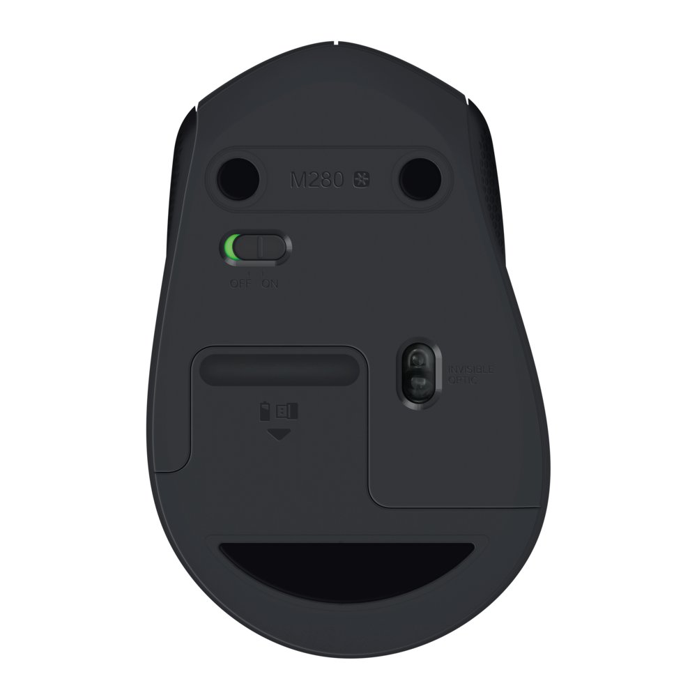 Logitech M280 | Draadloze Muis | Rechtshandig | RF | 1000 DPI | Zwart - Afbeelding 5