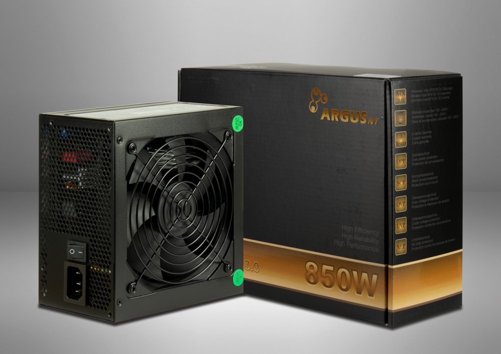 Inter-Tech ArgusNT BPS-850W | 850 Watt Bronze ATX 3.1 | Voeding | PSU - Afbeelding 3