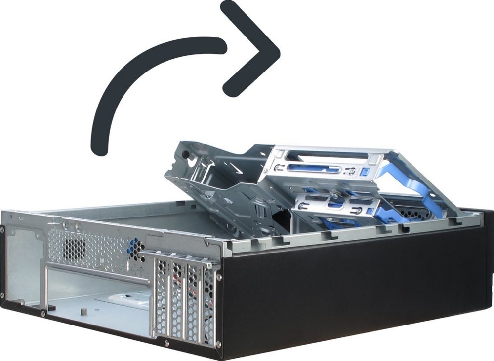 Inter-Tech IT-502 | Mini Tower Case | Zwart - Afbeelding 7