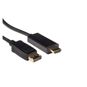 ACT AK3991 | DisplayPort naar HDMI Kabel | 3 m | Zwart