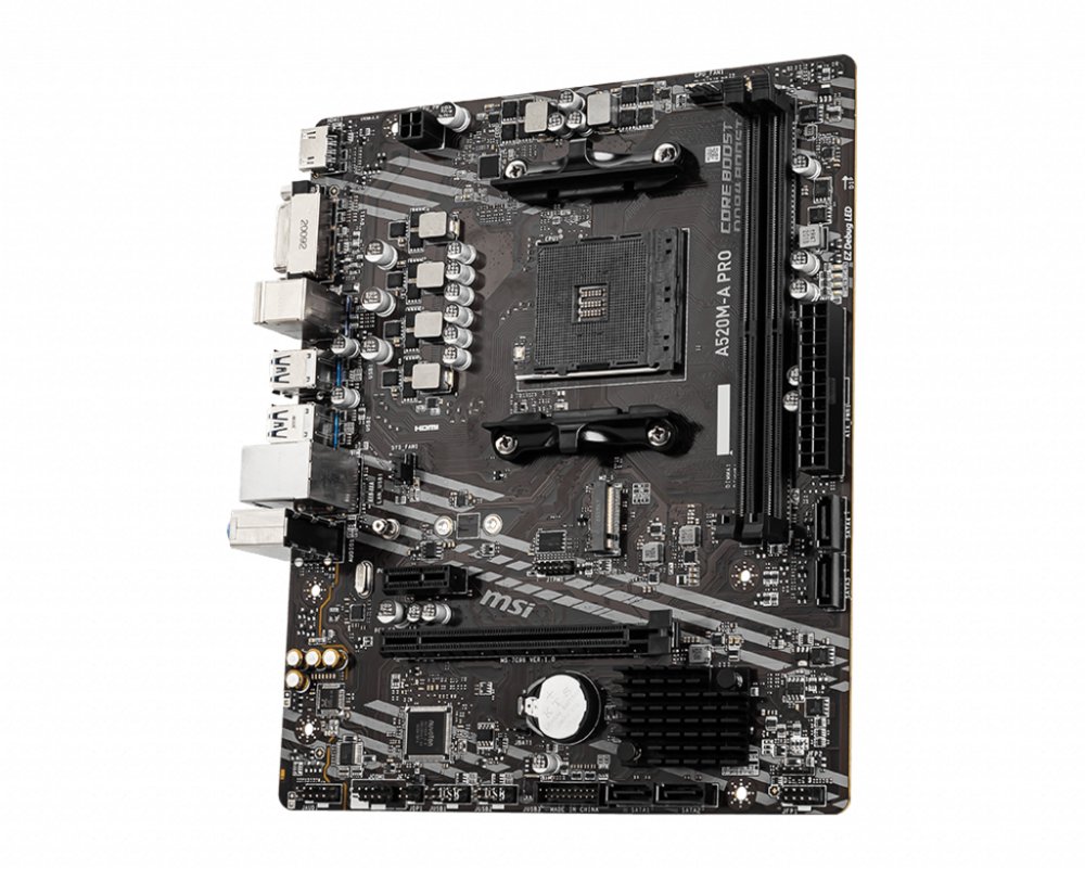 MSI A520M-A PRO | Socket AM4 | AMD A520 | 2xDDR4 | Micro-ATX | Moederbord - Afbeelding 3