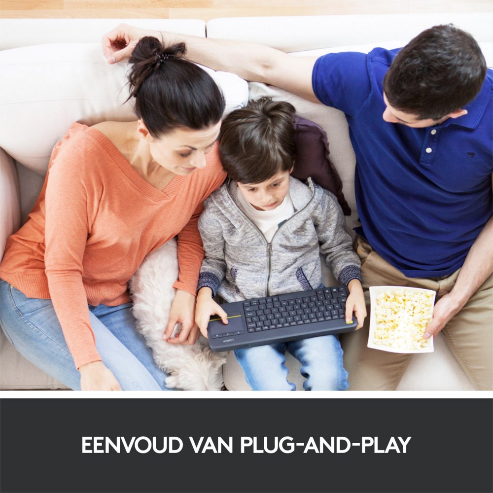 Logitech K400 | Draadloos Toetsenbord met Touchpad | QWERTY - Afbeelding 8
