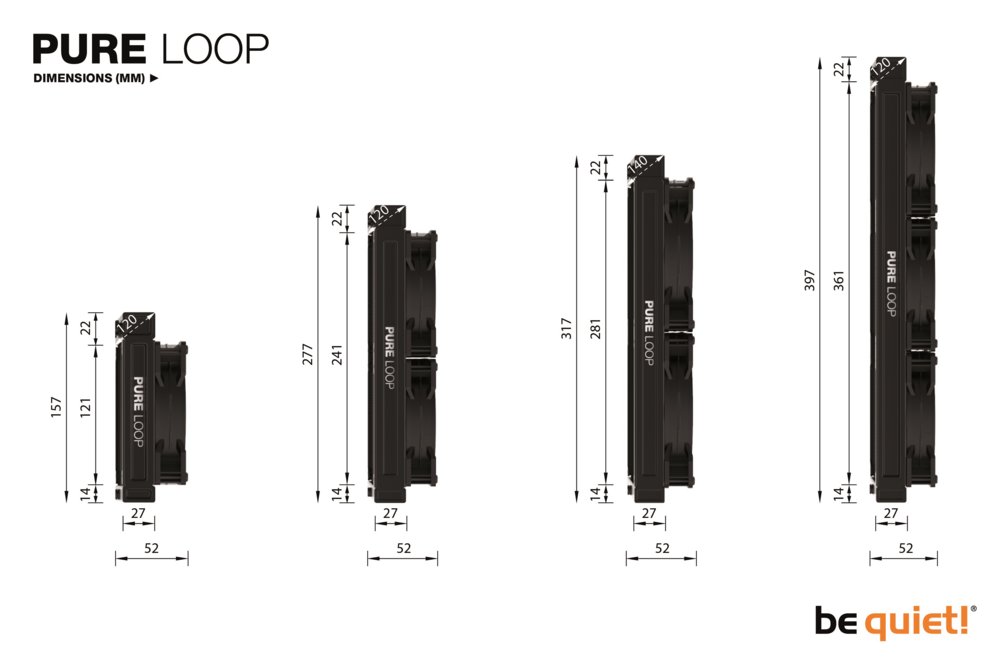be quiet! PURE LOOP 280mm | All-in-One CPU Waterkoeler - Afbeelding 8