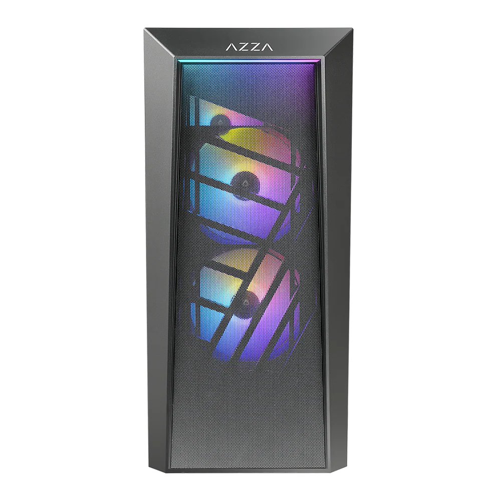Case Azza Sentinel | Midi Tower | RGB | Zwart - Afbeelding 5