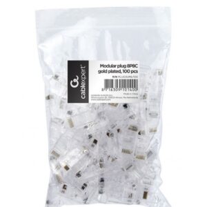 Cablexpert kabel-connector | 1 stuk | Transparant | PLUG3UP6/100