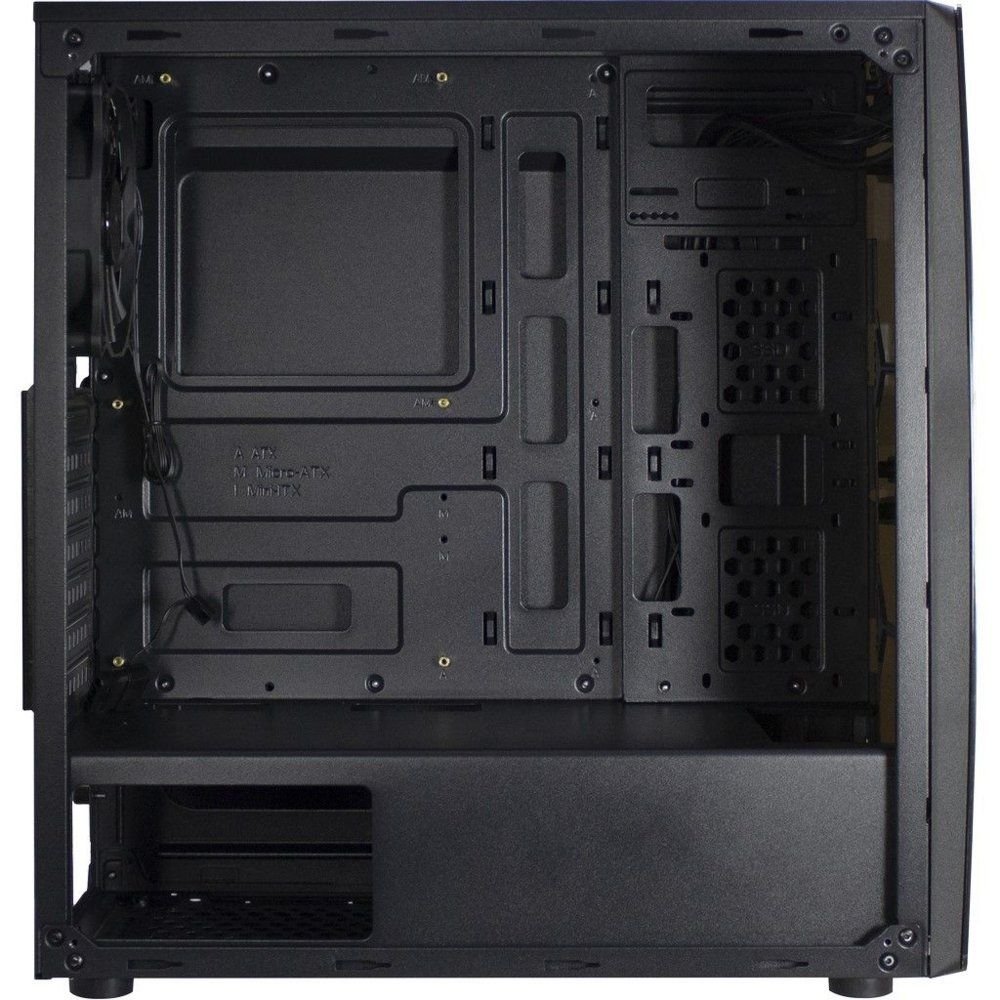 Inter-Tech Thunder Blue Light | Midi Tower Case | Zwart | RENEWED - Afbeelding 8