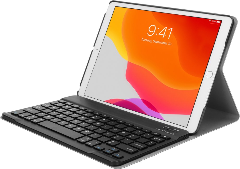Mobiparts Bluetooth Toetsenbordhoes | Geschikt voor Apple iPad 10.2 (2019/2020/2021)
