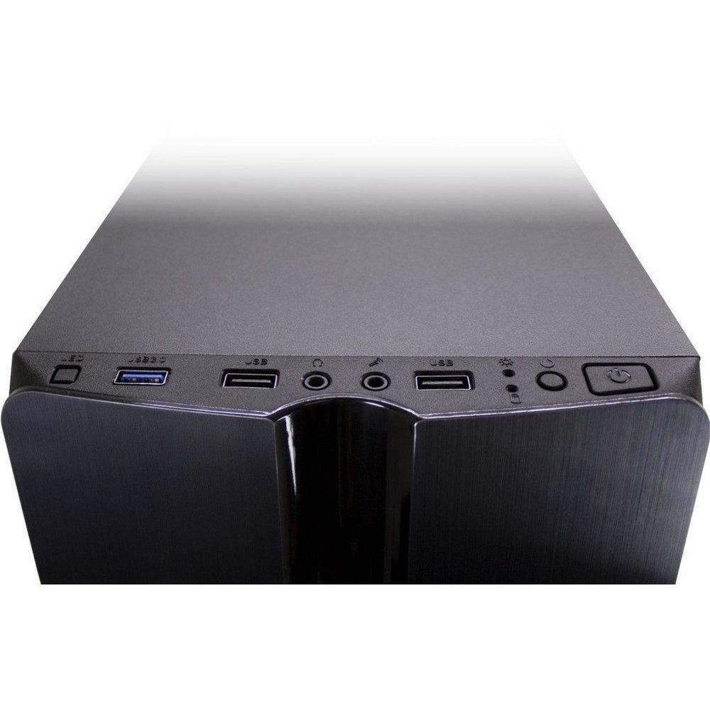 Inter-Tech Thunder Blue Light | Midi Tower Case | Zwart | RENEWED - Afbeelding 4