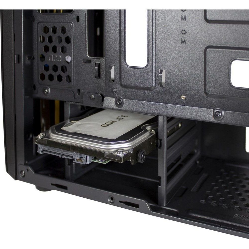 Inter-Tech Thunder Blue Light | Midi Tower Case | Zwart | RENEWED - Afbeelding 3