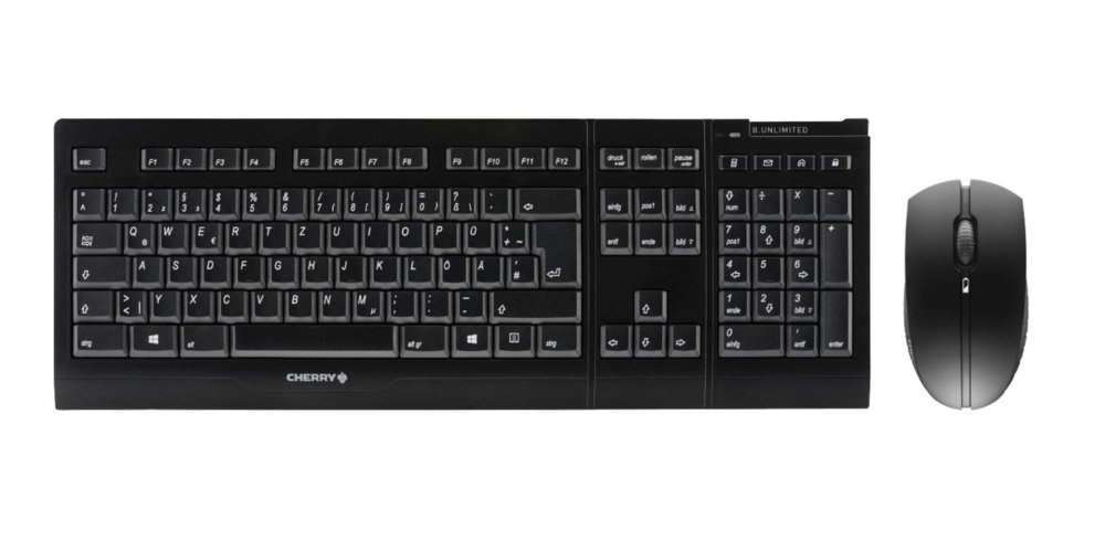 CHERRY B.Unlimited 3.0 | Draadloze Muis en Toetsenbordcombo | QWERTY | Zwart