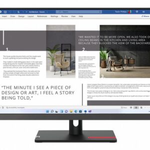 Lenovo ThinkVision S27i 30 | 27" Full HD IPS Monitor | 100Hz | Grijs