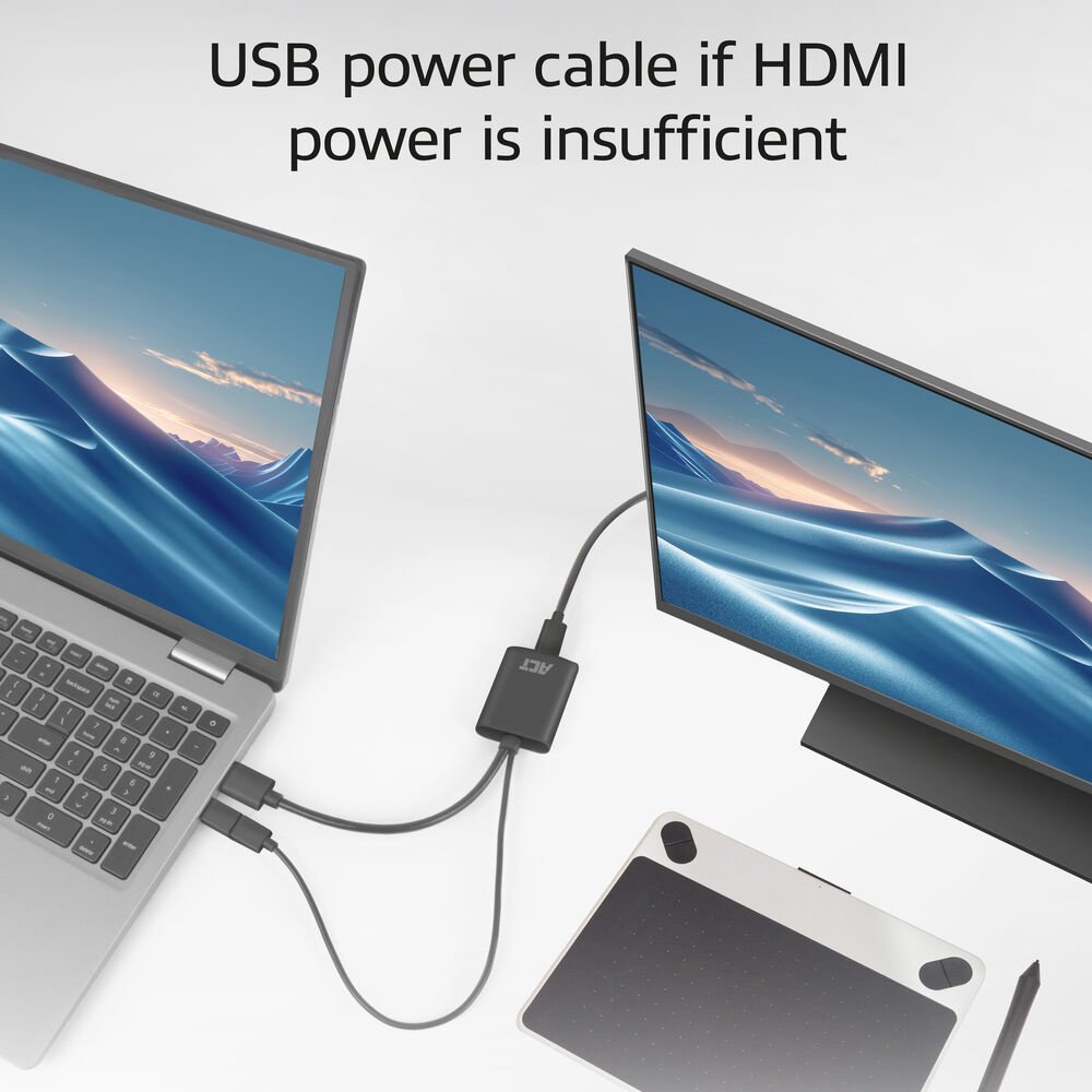 ACT AC7537 | HDMI naar USB Type C female adapter | 4K 60Hz - Afbeelding 4