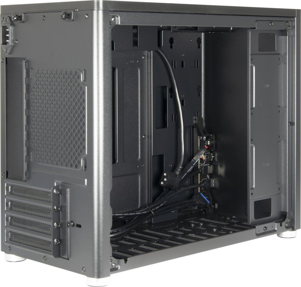 Inter-Tech X2 Duplex | Micro Tower Case | Zwart - Afbeelding 9