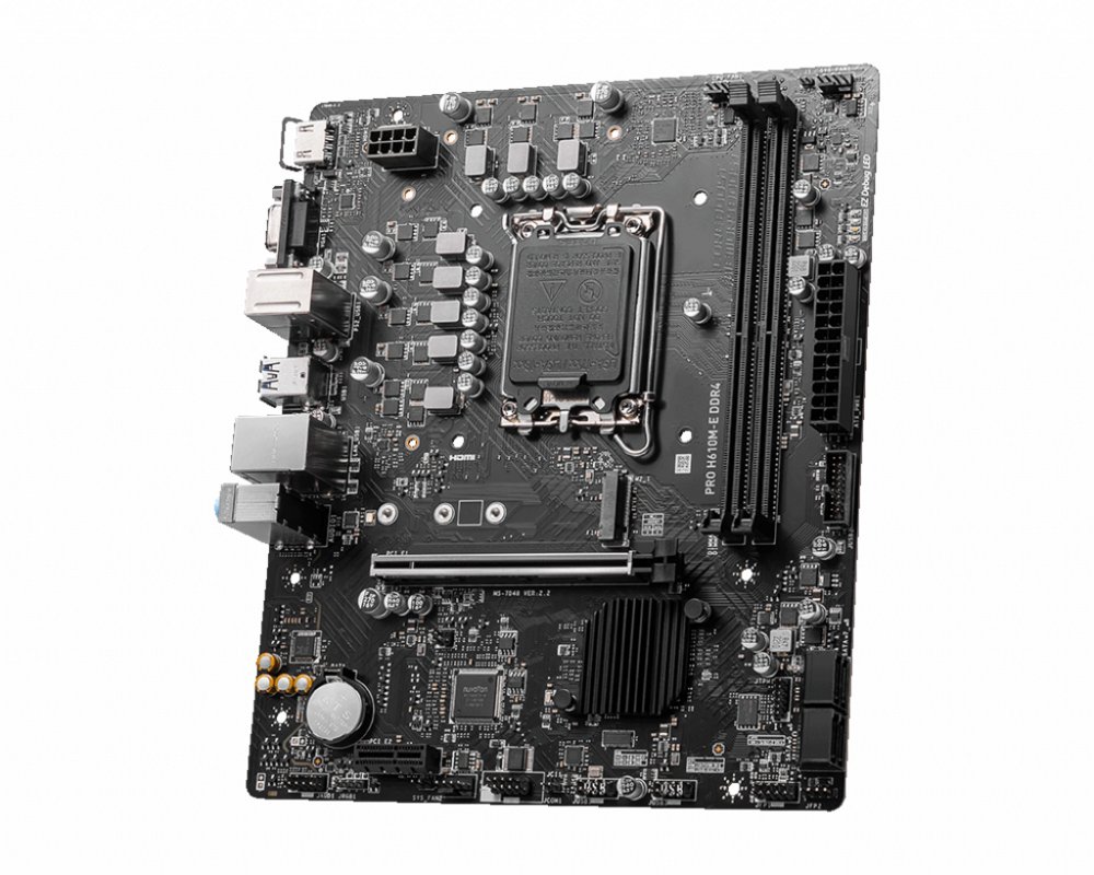 MSI PRO H610M-E | Socket LGA 1700 | Intel H610 | 2xDDR4 | Micro-ATX | Moederbord | RENEWED - Afbeelding 4