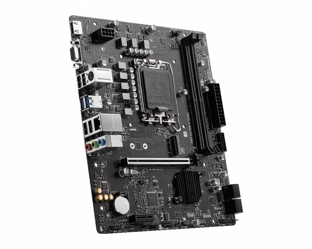 MSI PRO H610M-E | Socket LGA 1700 | Intel H610 | 2xDDR4 | Micro-ATX | Moederbord | RENEWED - Afbeelding 5